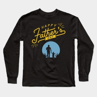 happy fathers day t shirt Long Sleeve T-Shirt